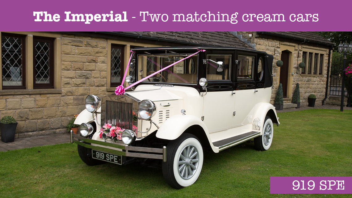The Imperial Wedding car - wedding cars huddersfield